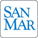 Blue "SAN MAR" logo on white background.