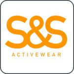 S&S Activewear logo in orange design.