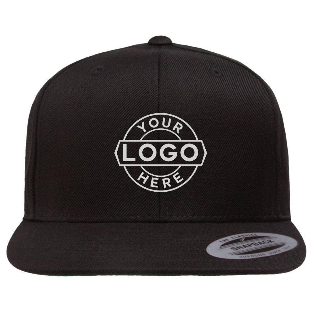 Yupoong Premium Flat Bill Snapback Cap - 6089M