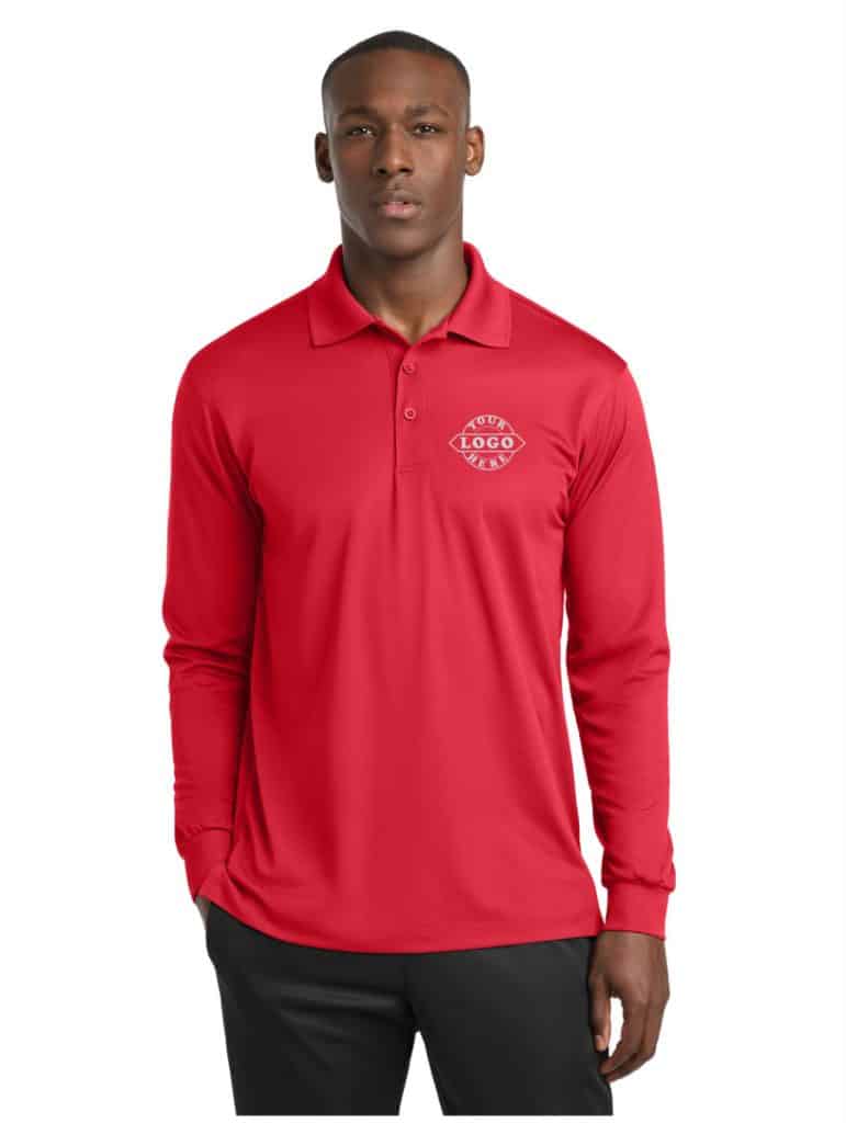 Sport-Tek Long Sleeve Micropique Sport-Wick Polo - ST657