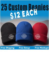 25 Beanies $12.00 Per Piece - SP12