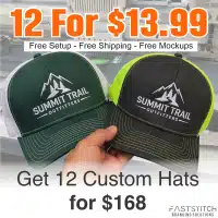 12 Port Authority Snapback Trucker Cap - C402