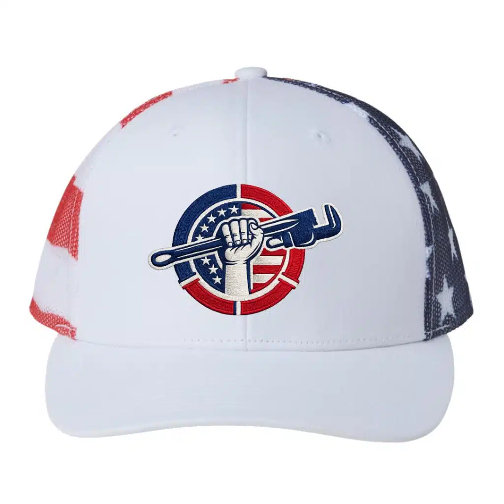 USA Printed Mesh Trucker Cap - S700M