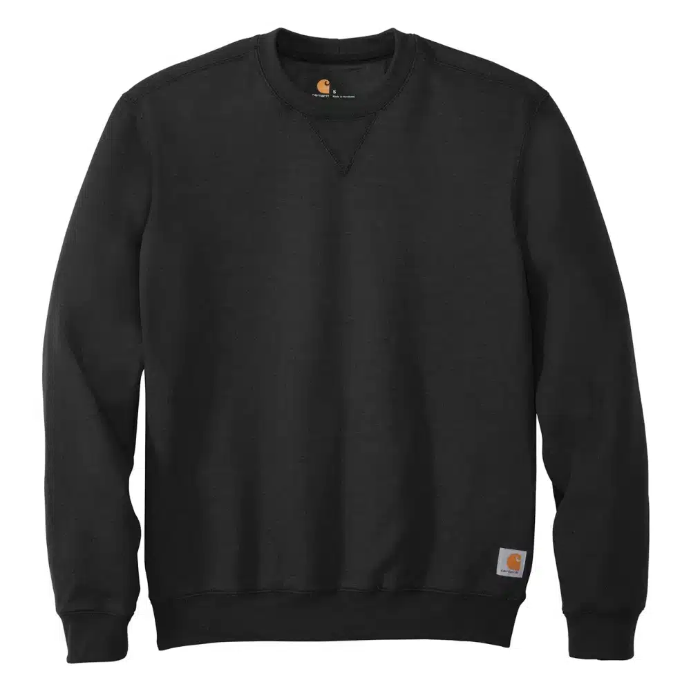 Carhartt® Midweight Crewneck Sweatshirt - CTK124 — Black front